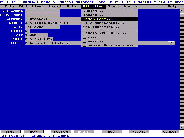 PC-File 7 - View